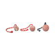 IDC® Natural rubber ball with string 