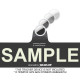 Personalised label with GPS Tracker pouch