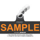 Personalised label with GPS Tracker pouch