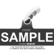 Personalised label with GPS Tracker pouch