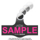 Personalised label with GPS Tracker pouch