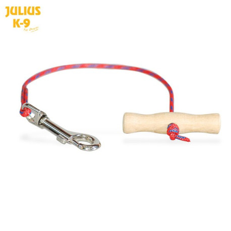 Short Leash with wooden handle - 0,36 m - 4 mm